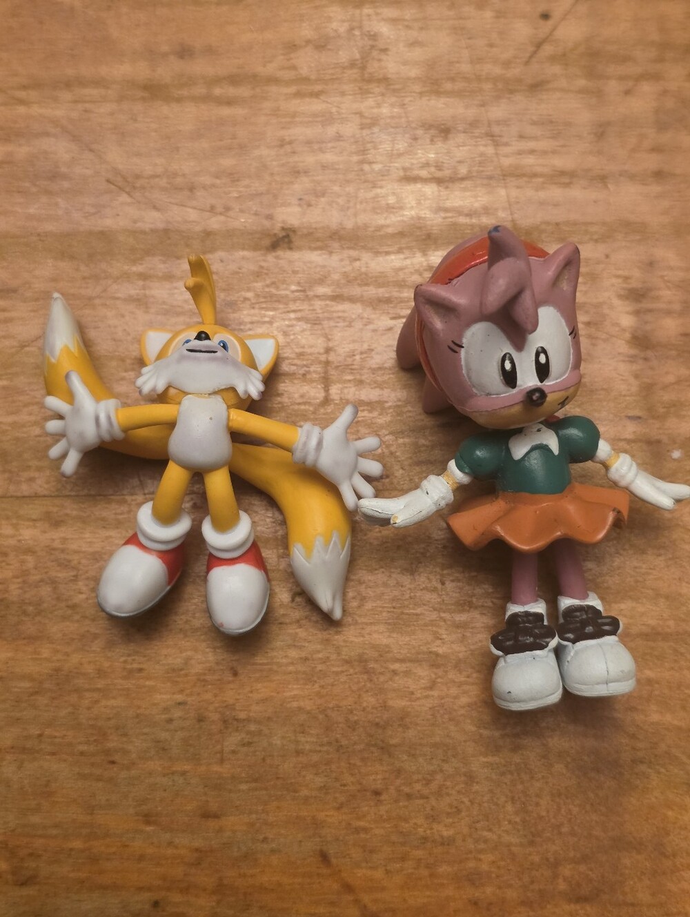 Jazwares Classic Amy Rose 3 Inch Figure Toy Sonic The Hedgehog + Tails Lot